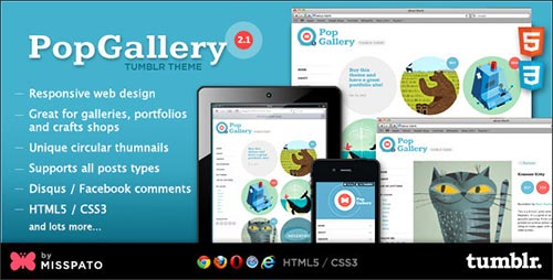 Pop Gallery - Tumblr Themes