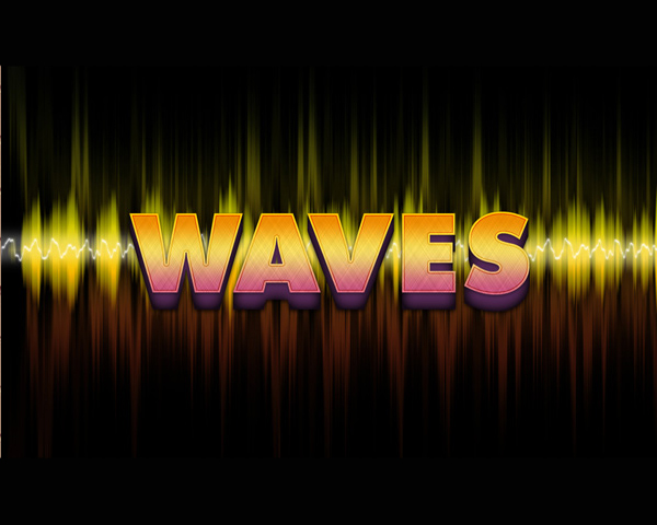 Wave’s text effect
