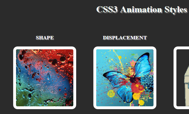 hover effects css3 animation open source