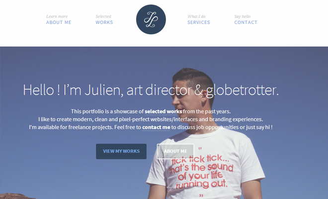 julien lavallee website art director portfolio