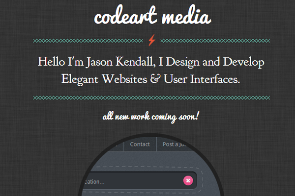 codeart studio website portfolio jason kendall