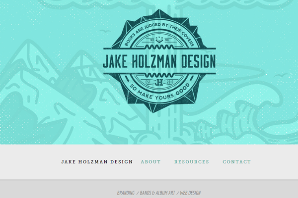 jake holzman portfolio designer website