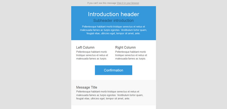  responsive email template free barebones