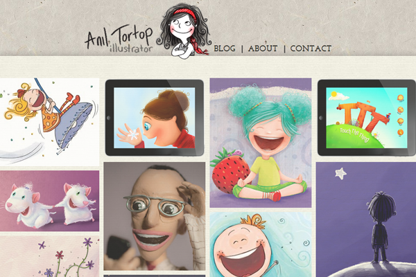 anil tortop illustrator designer website