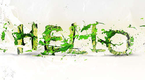 Create Leafy Text Effect In Photoshop