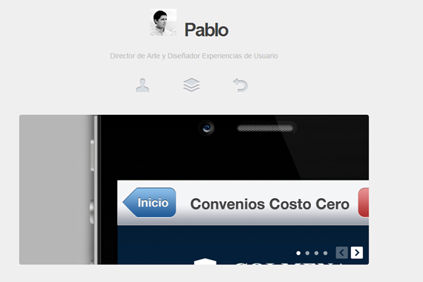 pablo vivanco website layout portfolio