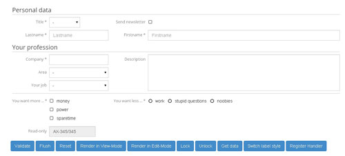 Jquery Gridform