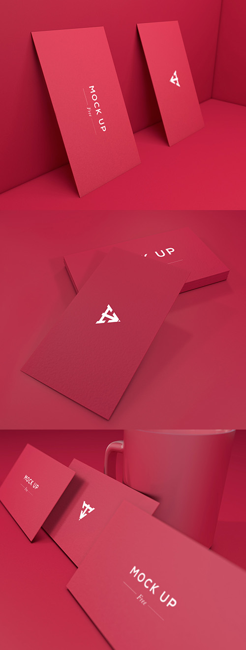 Free Business Cards Mock Up