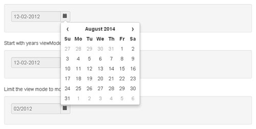 Datepicker for Bootstrap