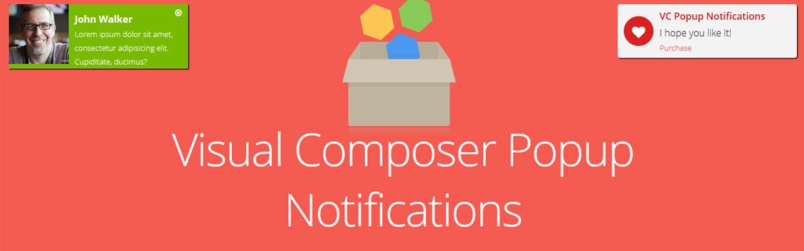 Visual Composer Popup Notifications