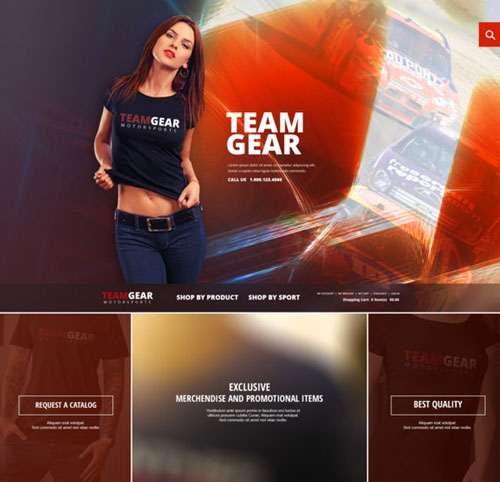 Team Gear - Online Shop Template