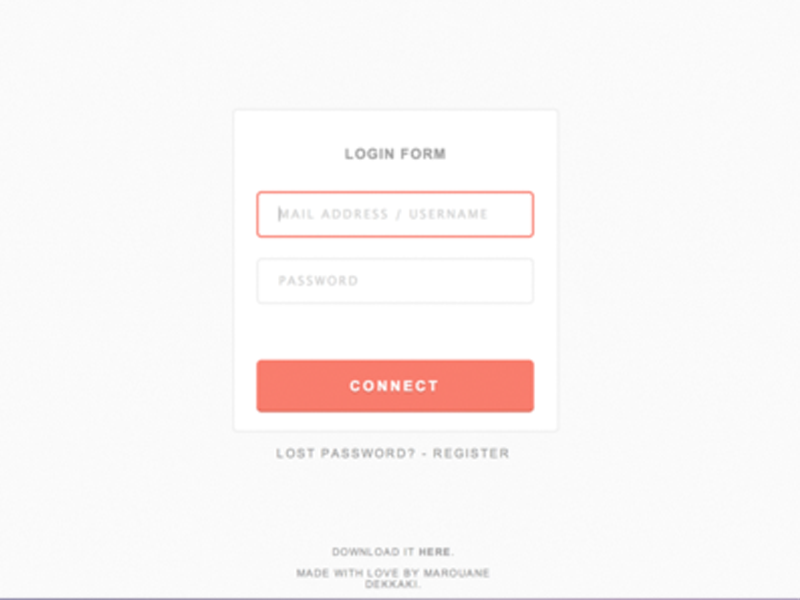 Login Register Form