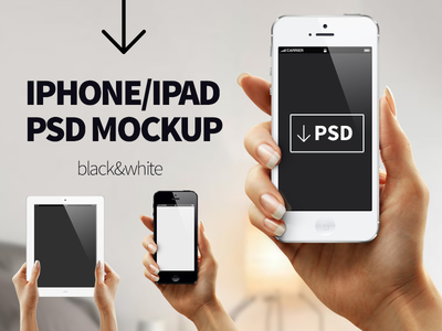 Iphone Ipad PSD Mockup