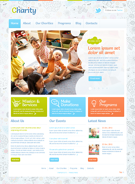 Children Charity WordPress Theme