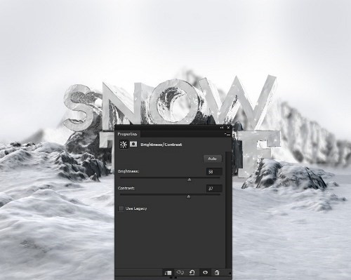 snowy 3d text tutorial psdvault 14 Create 3D Snow Text Effect Using Cinema4D and Photoshop