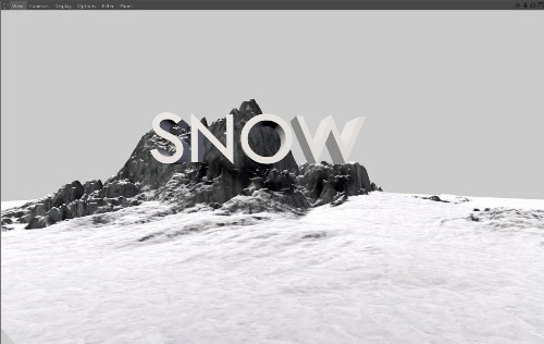 snowy 3d text tutorial psdvault 7 Create 3D Snow Text Effect Using Cinema4D and Photoshop