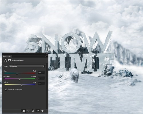 snowy 3d text tutorial psdvault 33 Create 3D Snow Text Effect Using Cinema4D and Photoshop