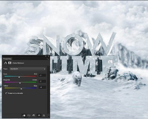 snowy 3d text tutorial psdvault 34 Create 3D Snow Text Effect Using Cinema4D and Photoshop