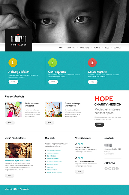 Metaphor Charity WordPress Theme