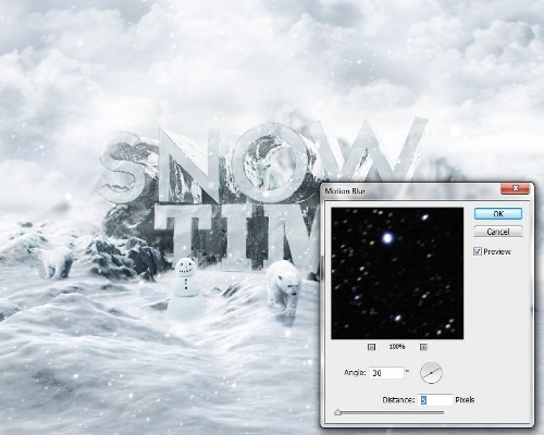 snowy 3d text tutorial psdvault 46 Create 3D Snow Text Effect Using Cinema4D and Photoshop