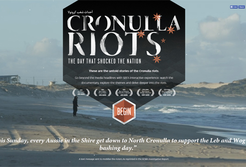 Cronulla Riots with Rhombus Enter Button