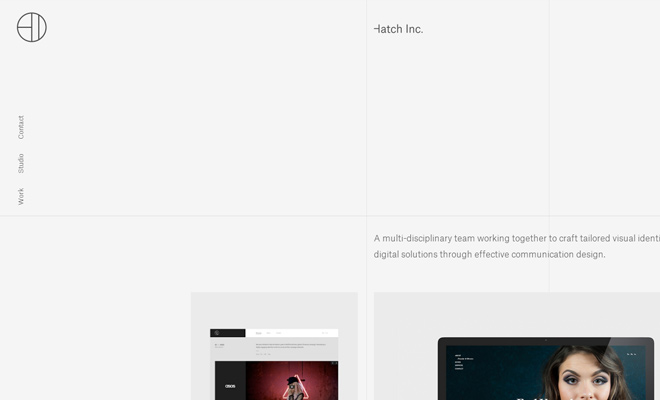hatch inc independent design studio website