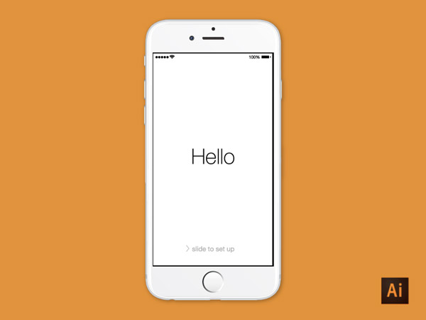 iPhone 6 Illustrator Mockup Download by Dave Stadler