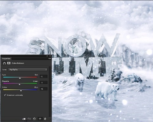 snowy 3d text tutorial psdvault 51 Create 3D Snow Text Effect Using Cinema4D and Photoshop