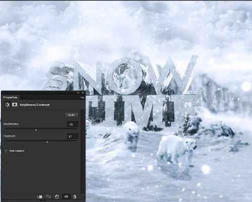 snowy 3d text tutorial psdvault 53 Create 3D Snow Text Effect Using Cinema4D and Photoshop