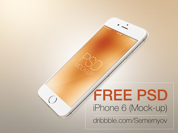 iPhone 6 Mock-up by Semernyov