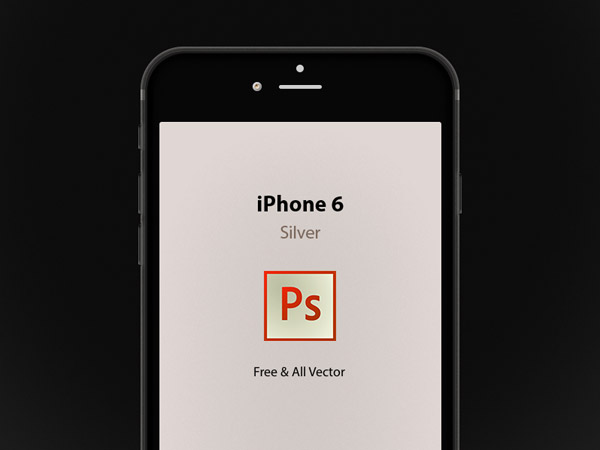 iPhone 6 Vector Mockup by Jussi Virtanen