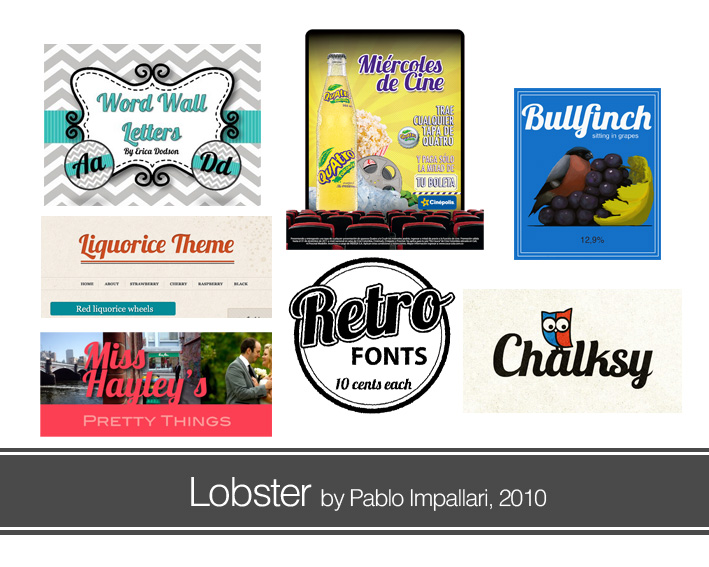 lobster font