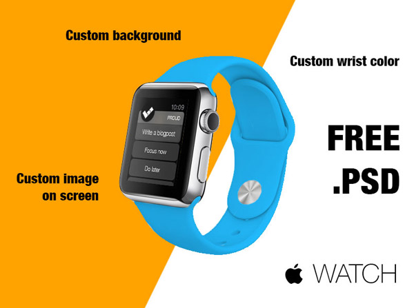 WATCH Mockup Kit Free PSD by Piotr Szwach