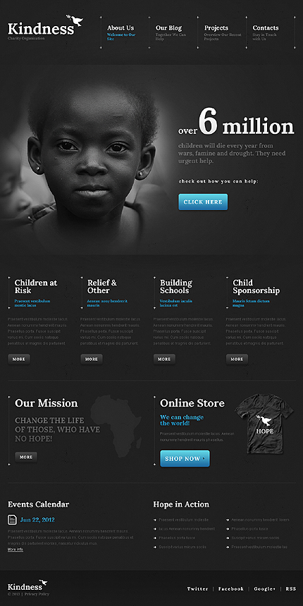 Charity WordPress Theme