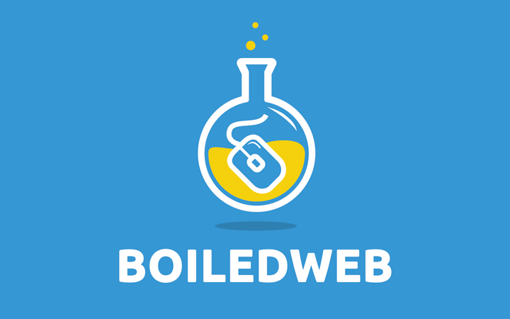 boiled web flask logo design