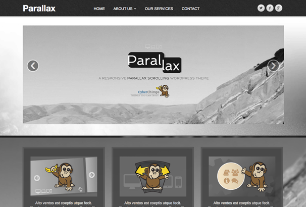 Parallax Theme