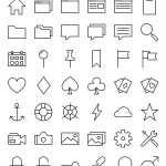 730+ Free Outline Icons Set for Designers