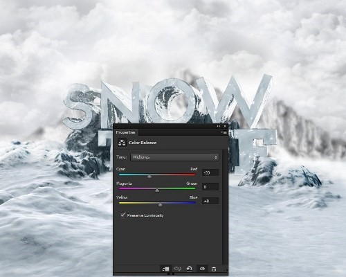 snowy 3d text tutorial psdvault 23 Create 3D Snow Text Effect Using Cinema4D and Photoshop