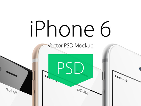 iPhone 6 Free Angled PSD Mockup by Vladislav Litvin