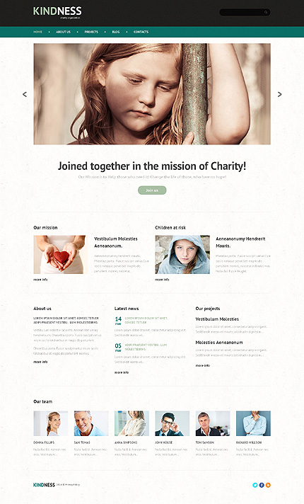 Child Charity Responsive WordPress Theme
