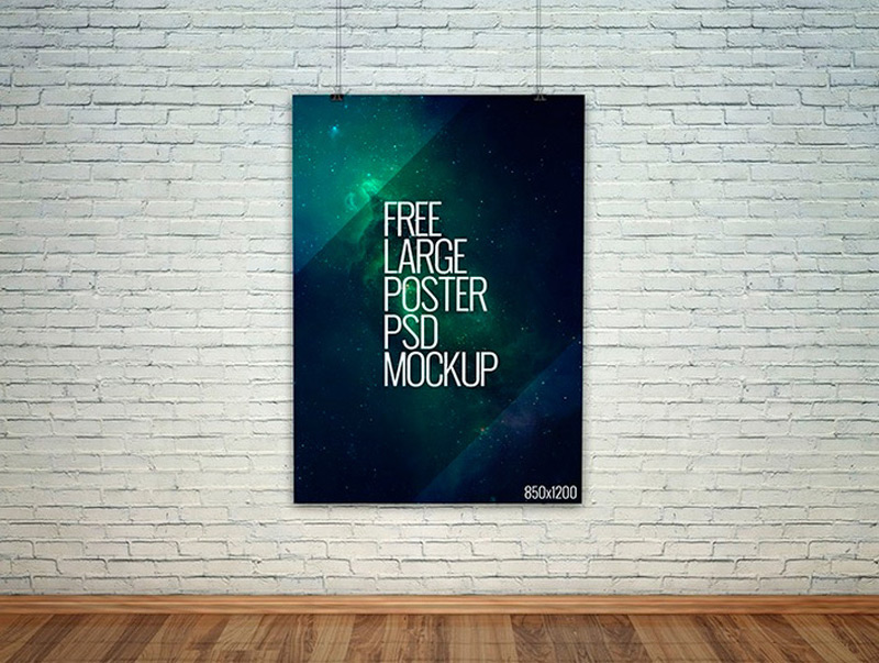 Poster psd mockup