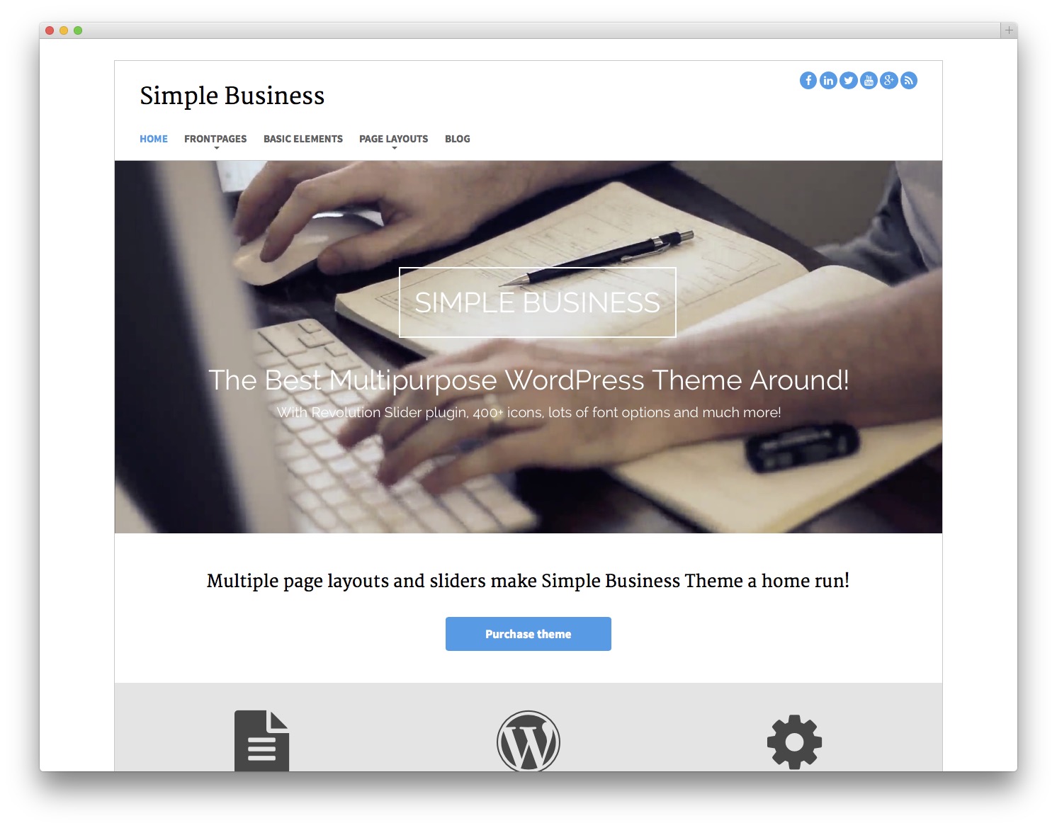 Simple Business Theme