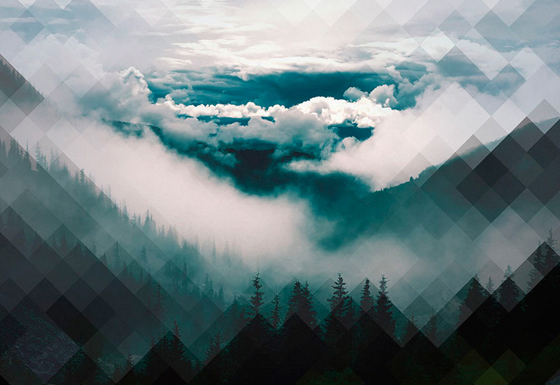 Free set of 10 polygonal background photos