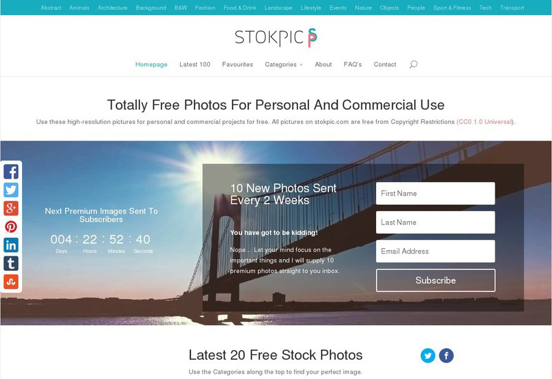 Stokpic: totally free stock photos