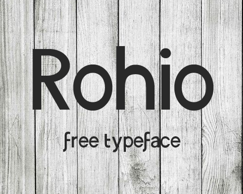 Rohio free font