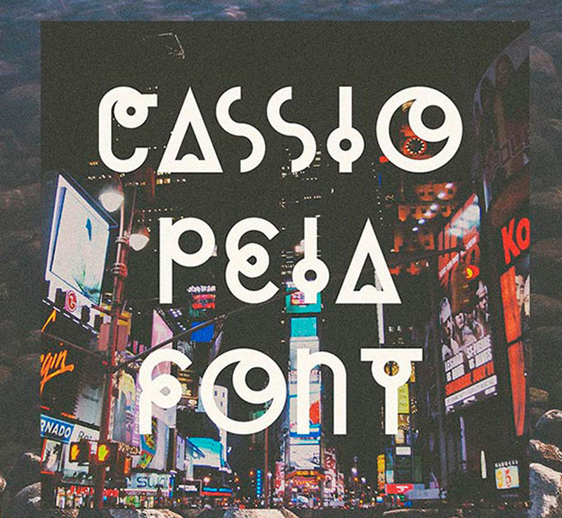 Cassiopeia free typeface