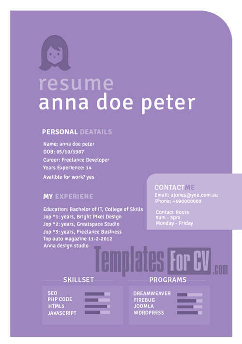 19 free professional resume templates 2014
