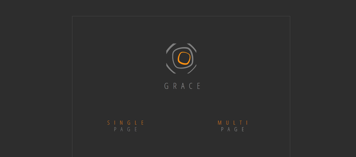 Grace – Single & Multipage Theme