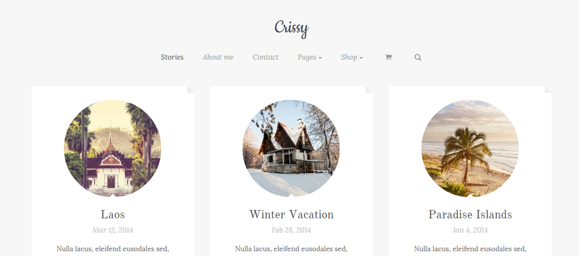 Crissy - Responsive WordPress Theme
