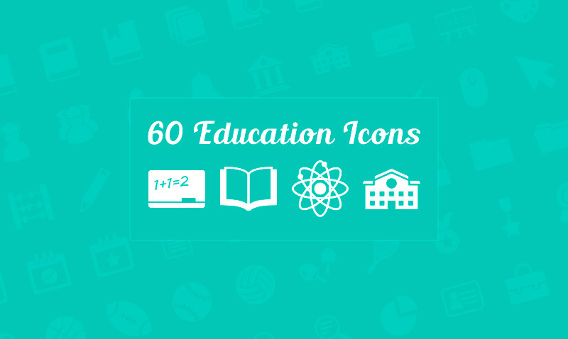 60 education vector icons